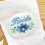 Something Blue Personalised Bride Wedding Socks Gift, thumbnail 2 of 5