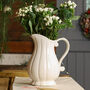 Littondale Classical Ivory Ceramic Jug Vase, thumbnail 1 of 10