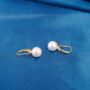 Womens Freshwater Pearl Drop Earrings, thumbnail 2 of 9