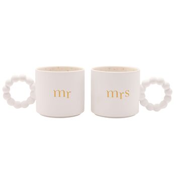 Mr And Mrs Mug Set – Wedding Or Anniversary Gift For Couples, 3 of 5