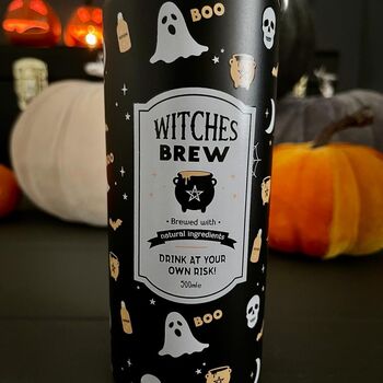 Halloween Witches Brew Metal Water Bottle, 2 of 2