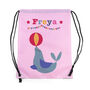 Personalised Classic Pink Circus Waterproof Swim Bag, thumbnail 8 of 8