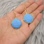 Sterling Silver Howlite Earrings, thumbnail 5 of 9