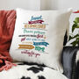 Personalised Waiting For You At Home Cushion, thumbnail 1 of 4