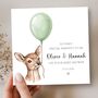 Parents To Be Baby Shower Card, Neutral Deer Baby Card, thumbnail 4 of 5