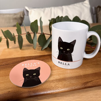 The Cat's Human, Personalised Mother's Day Mug, 6 of 6