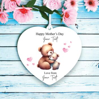 Personalised Mother's Day Bear Decoration, 2 of 2