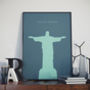 Rio De Janeiro Christ The Redeemer Landmark Print, thumbnail 3 of 4