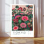 Tokyo Japan Botanical Art Print, thumbnail 1 of 3