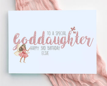 Personalised Children's Birthday Card Fairy, 4 of 7