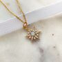 Opal Shining Star Celestial Pendant Necklace, thumbnail 2 of 3