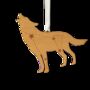 Lupus Wolf Constellation Wooden Christmas Decoration, thumbnail 2 of 4
