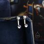 Sterling Silver Moonstone Ear Jacket, thumbnail 5 of 10