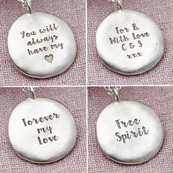 Personalised Sterling Silver Sister Necklace, 4 of 5