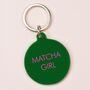 Matcha Girl Keytag, thumbnail 1 of 2