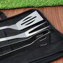 Personalised Stainless Steel BBQ Set Gift, thumbnail 2 of 4