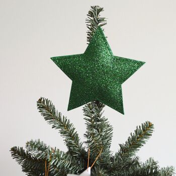 Christmas Tree Topper Star Glitter, 7 of 10