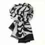 Zebra Print Cashmere Blend Soft Blanket Scarf, thumbnail 7 of 11