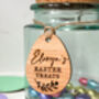 Personalised Engraved Easter Basket Label Tag, thumbnail 4 of 4