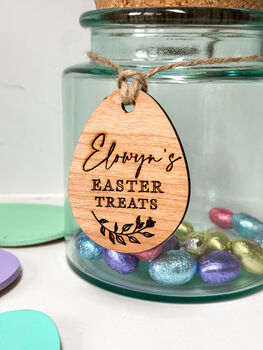 Personalised Engraved Easter Basket Label Tag, 4 of 4