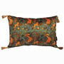 The Country Chicken Green Rectangle Cushion, thumbnail 2 of 4