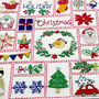 Christmas Advent Calendar Hand Embroidery Kit, thumbnail 4 of 12