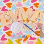 Personalised Wooden Name Bunting Craft Kit, thumbnail 2 of 4