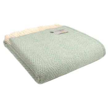 Beehive Wool Throw In Various Colours, 3 of 5