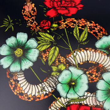Floral Snake Giclée Art Print, 5 of 5