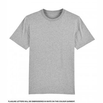 Custom Flag 100% Organic Cotton Men's T Shirt, 7 of 12
