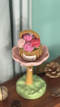 Mini Crochet Flowers Basket, 2 of 5