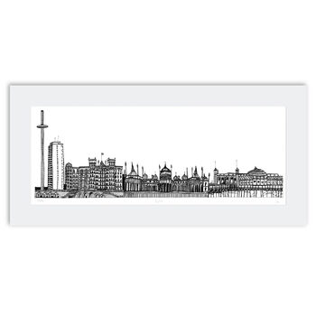 Brighton And Hove Skyline Screen Print, 2 of 3