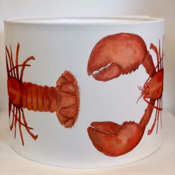 Red Lobster Cornwall Handmade Shade, 4 of 4