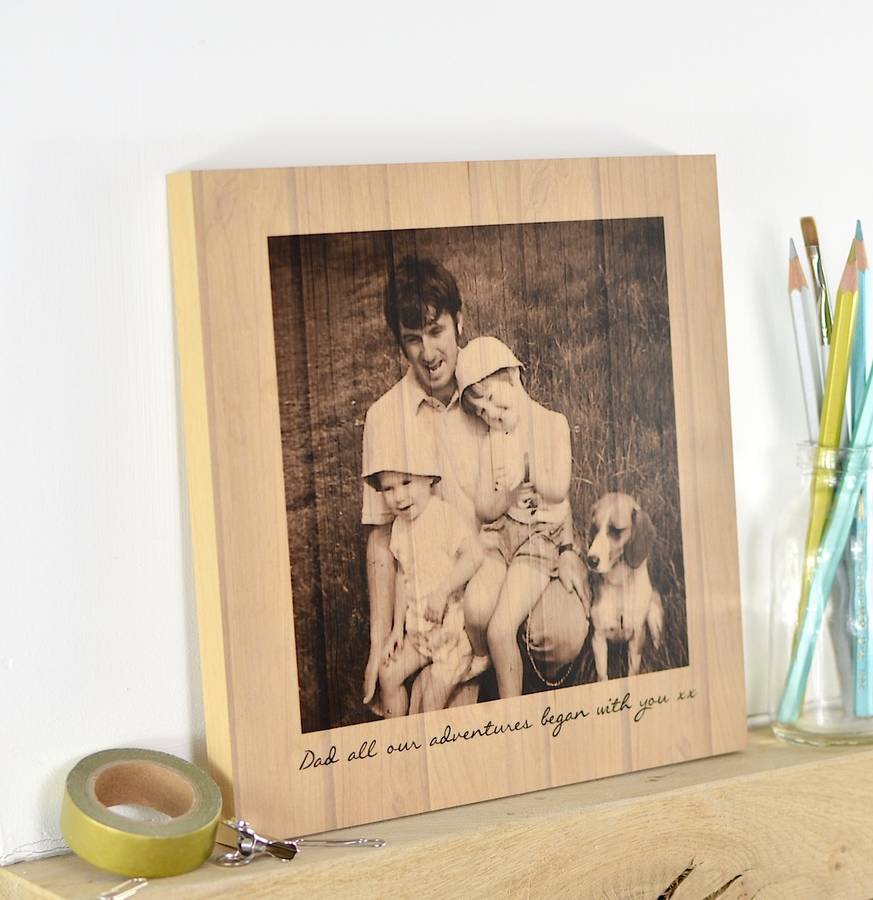 Personalised Photographic Wooden Art Print By Tillie Mint Loves
