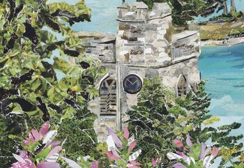 St Just In Roseland, Cornwall Collage Print, 4 of 7