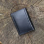 Woodland Range Small Bifold Black Leather Wallet Rfid Safe, thumbnail 5 of 5