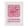 Personalised Childrens Flamingo Clock, thumbnail 5 of 9