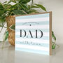 Candy Stripe Father's Day Card, thumbnail 2 of 2