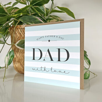 Candy Stripe Father's Day Card, 2 of 2