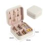 Personalised Square Makeup Travel Jewellery Box, thumbnail 2 of 3