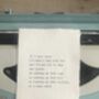 Personalised Custom Typewriter Greetings Card, thumbnail 3 of 4