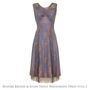 Bespoke Lace Bridesmaid Dresses In Bronze And Violet, thumbnail 4 of 7