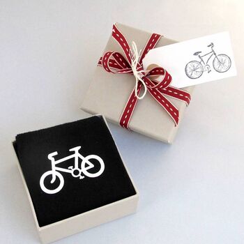 Bicycle Cufflinks ~ Ceramic, 5 of 5