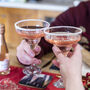 Any Text Engraved Christmas Cocktail Glass, thumbnail 2 of 2