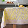 Lemon Berry Cotton Hand Block Tablecloth, thumbnail 1 of 2