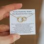 Wedding Thank You Necklace – Gift For Mother Of The Groom Or Bride, thumbnail 1 of 8
