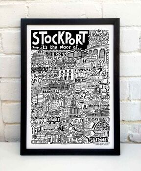 Stockport Landmarks Print, 9 of 10