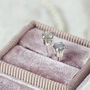 Grey Labradorite Stud Earrings In Silver Or Gold, thumbnail 10 of 12