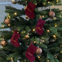 Christmas Tree Earrings In Mini Stocking, thumbnail 3 of 5