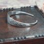 Botanical Vintage Sugar Tong Bangle, thumbnail 4 of 6